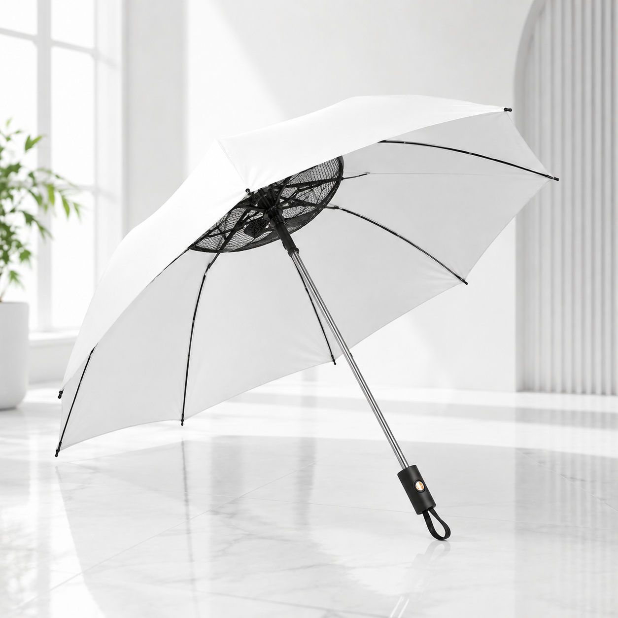 Fan Umbrella with USB Fan