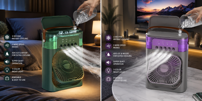 Cooling Fan With Ice