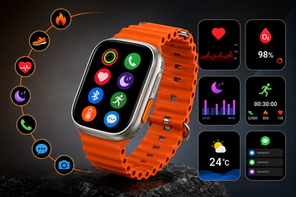 Hepu Ultimate Smart Watch Bluetooth Calling